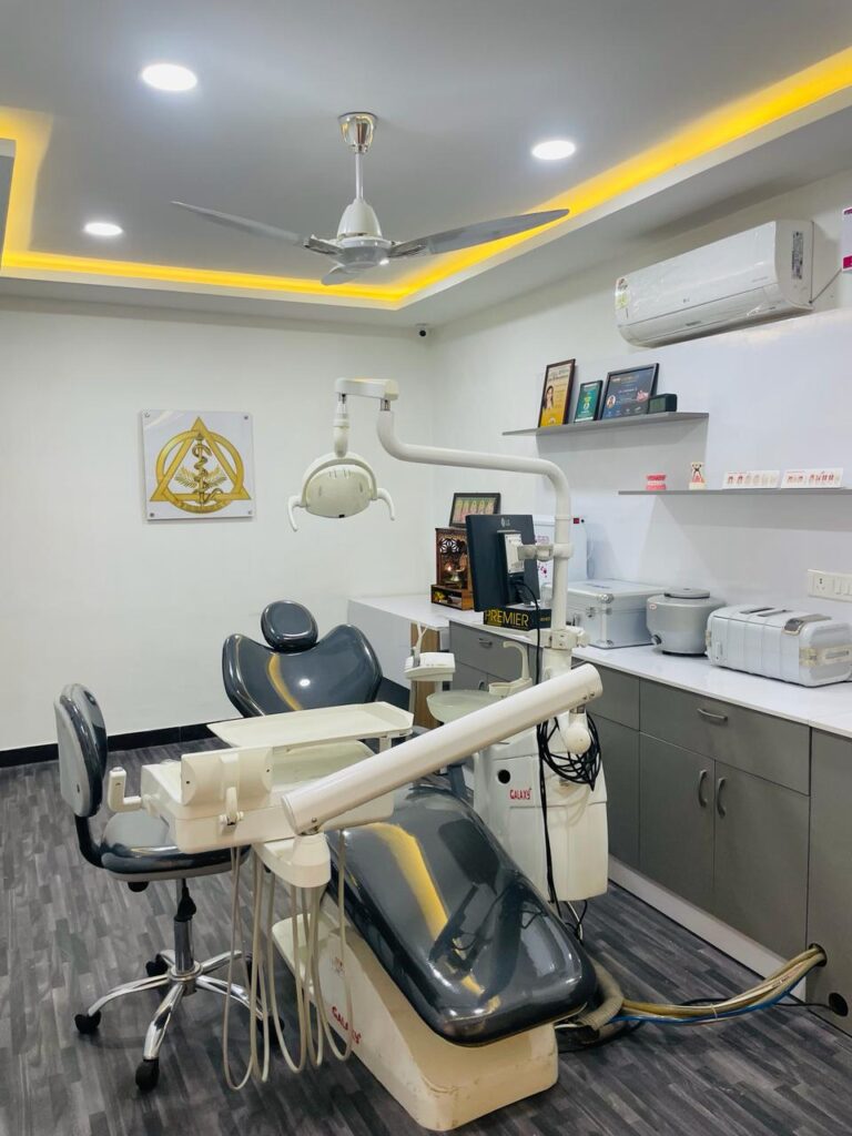 Second treatment room with dental chair